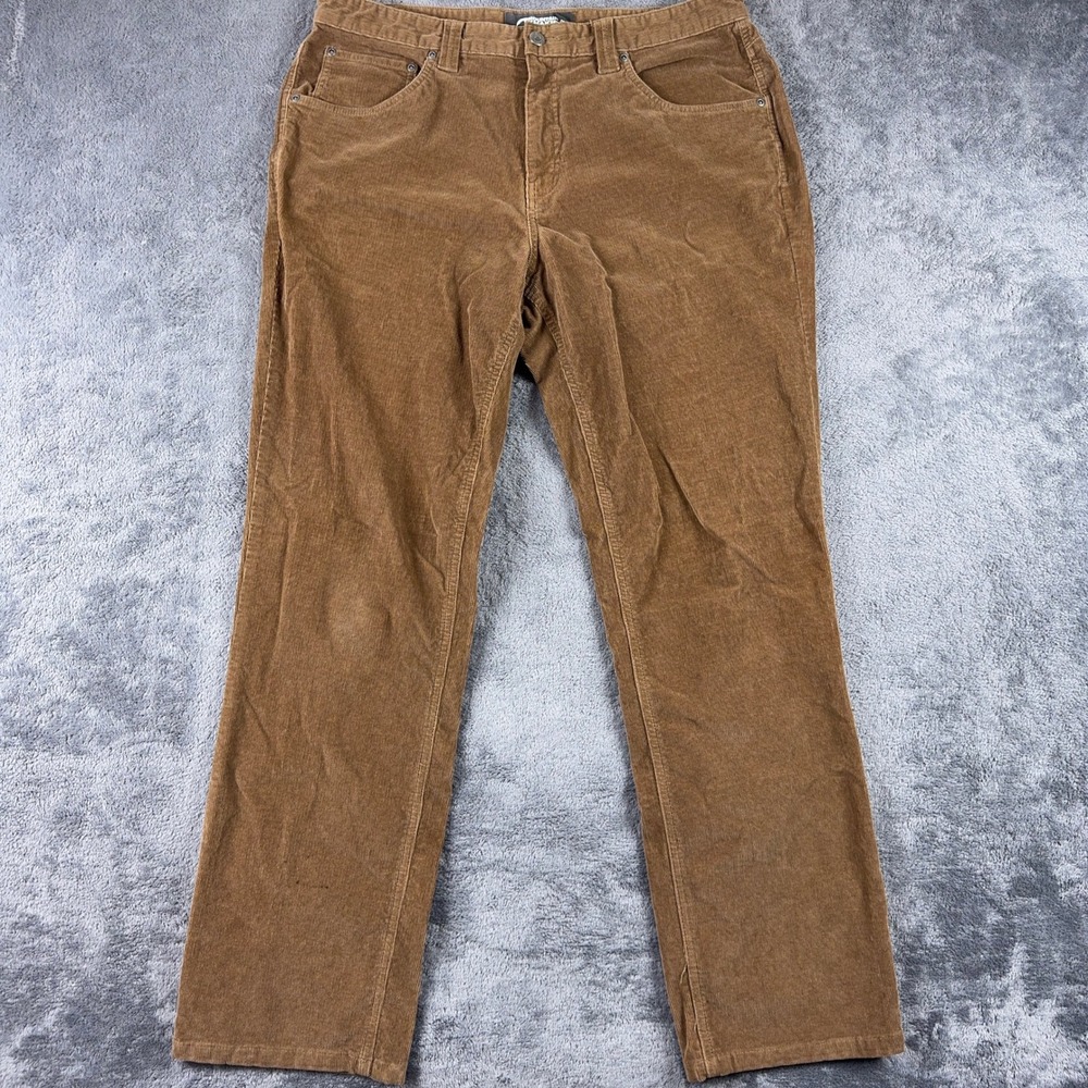 Mountain Khakis Mens 35x31 Relaxed Fit Corduroy Pants‎ Brown Straight Leg Rugged - Picture 2 of 8